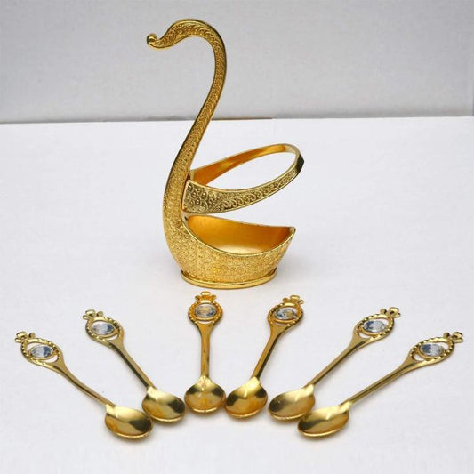 Golden Duck Spoon Set – Luxury Tea & Coffee Spoon Collection