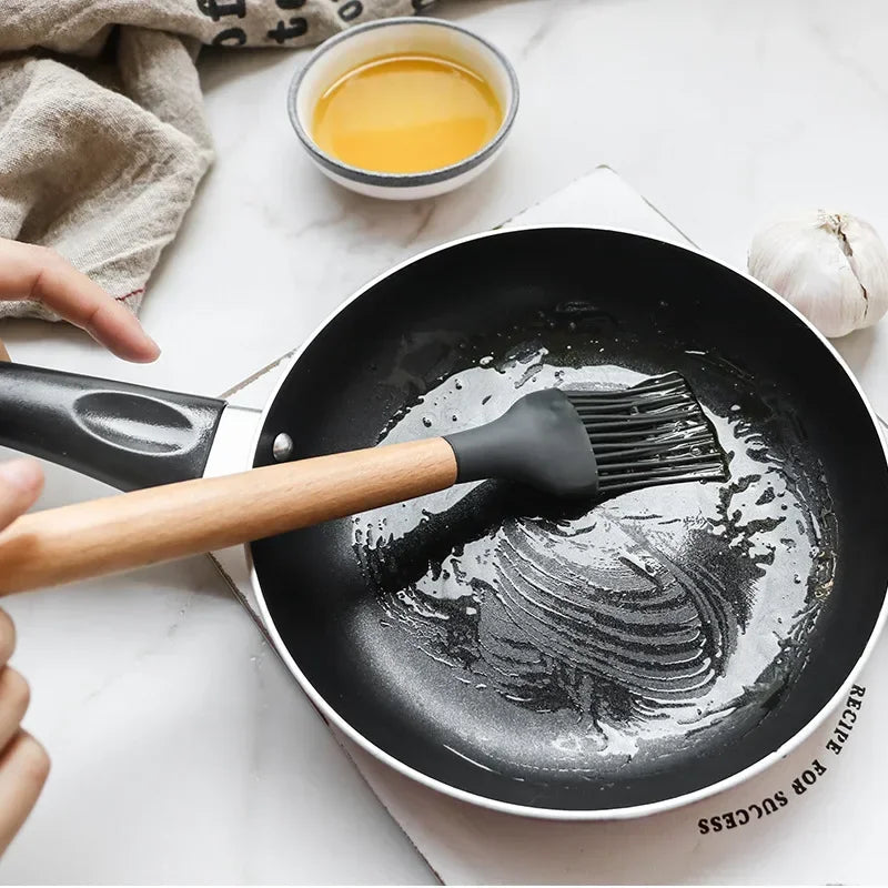 12 Pcs Premium Silicone Kitchen Tool Set – Heat Resistant & Non-Stick Safe