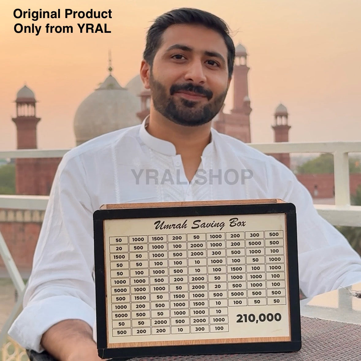 Umrah Saving Money Box – Handmade Premium Wooden