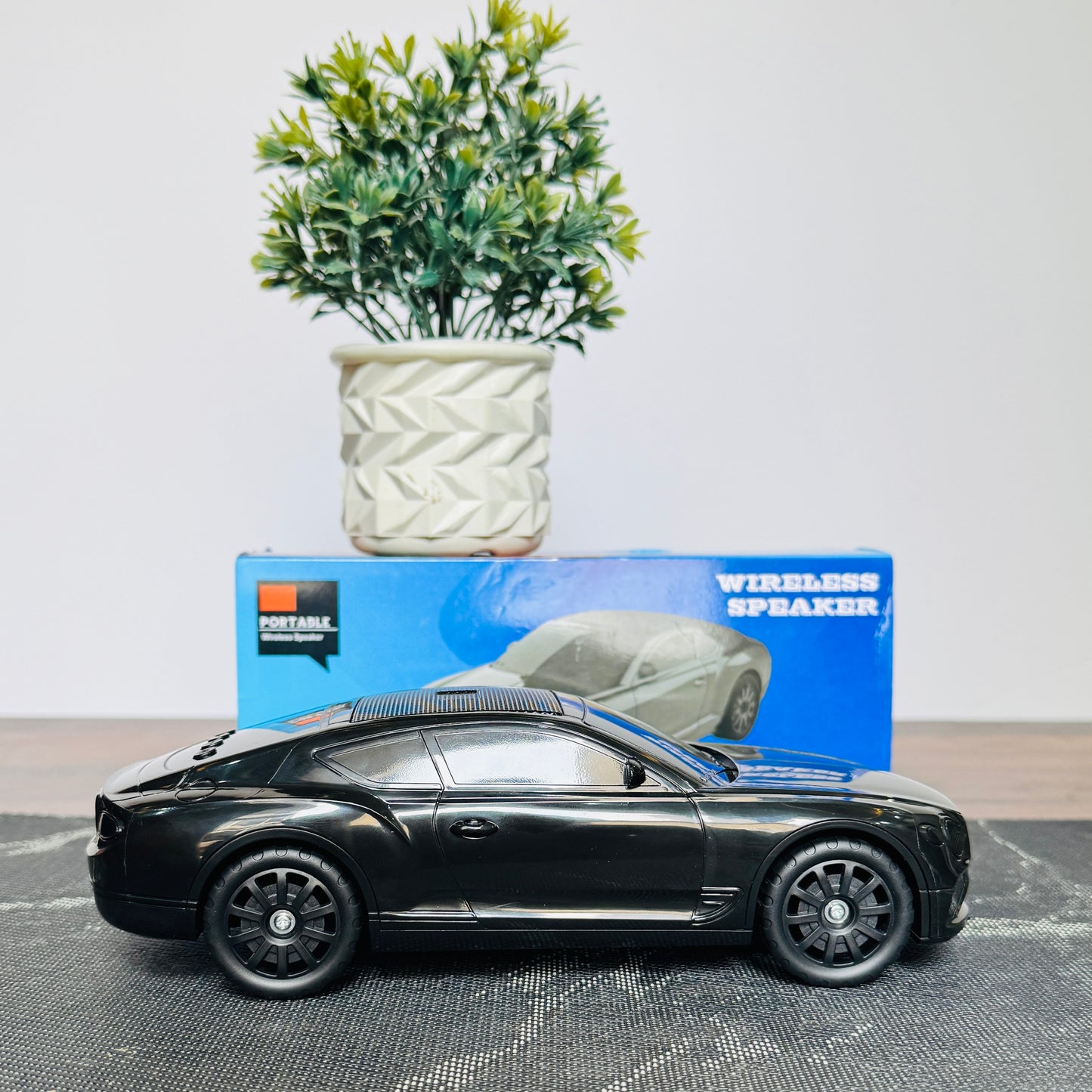 TurboBass™ Car-Shaped Bluetooth Speaker with Built-In Woofer