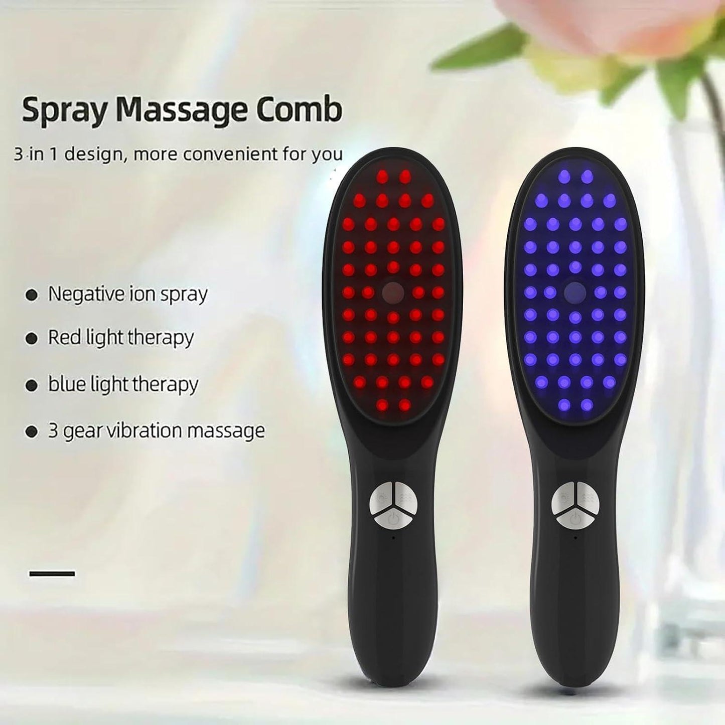 Mist Scalp Absorption Vibrating Massage Comb Brush