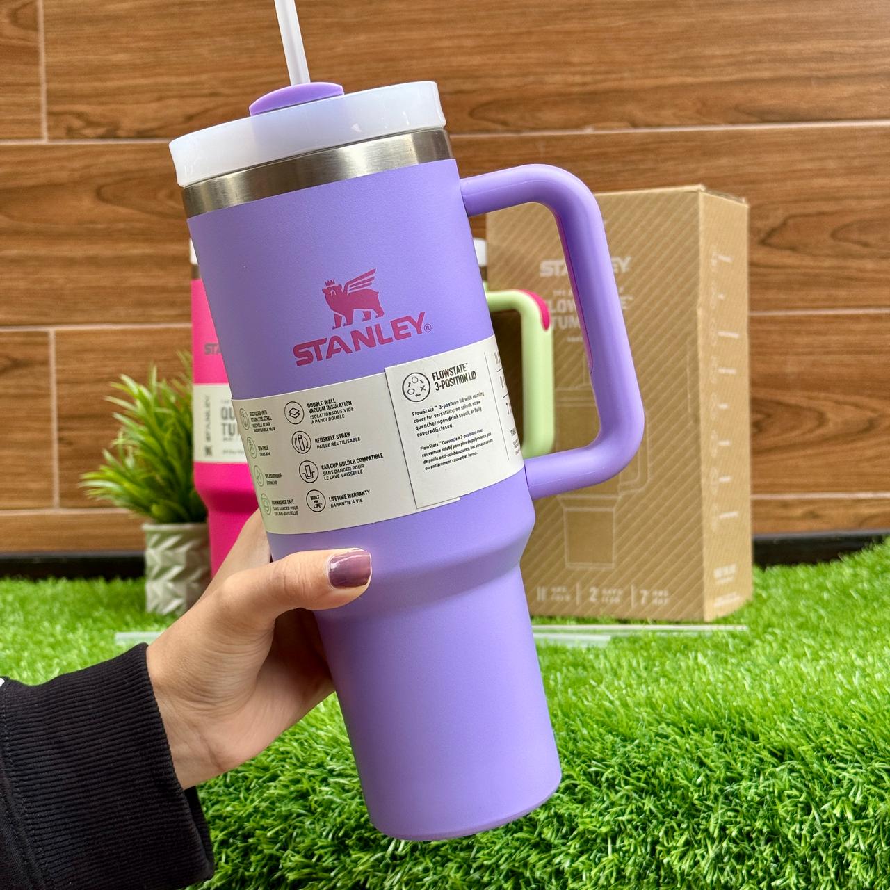Stanley™ Insulated Tumbler with Straw (Original) – Keeps Drinks Hot & Cold
